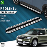 S-Dizayn Skoda Yeti OEM Still Pro V2 Aluminyum Yan Basamak 173 Cm 2009-2017 A+ Kalite