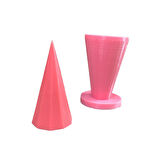 Prizma ( Ongen ) 3D Mum Kalıbı ( Silikon ) 1 Adet