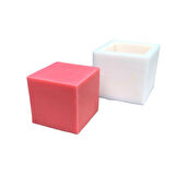 Küp 2D Mum Kalıbı 8x8x8 ( Silikon ) 1 Adet