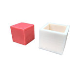 Küp 2D Mum Kalıbı 8x8x8 ( Silikon ) 1 Adet