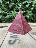 Piramit Mum Kalıbı ( Silikon ) ( 7x7x8 cm ) ( Orta ) 1 Adet