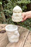 Noel Baba 3D Tekli Mum Kalıbı ( Silikon ) 1 Adet