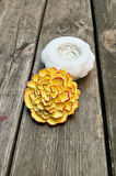 Lotus Çiçek 5 Silikon Mum Kalıbı