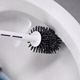 Deterjan Hazneli Silikon Tuvalet Fırçası