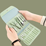 Leyloş Kendiliğininden Çantalı Seyahat Tipi 16 Parça Manikür Pedikür Seti