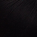 Leyloş Lux Mercerized Cotton Siyah El Örgü İpi - 1 - 33741