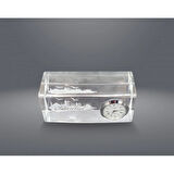 İstanbul Tasarımlı Kristal Saatli Biblo