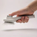 Leyloş Basmalı Kedi Köpek Tüy Toparlayıcı Masaj Etkili Pet Fırçası