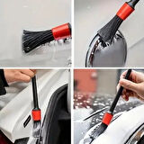 Leyloş 5’li Çok Amaçlı Araç İçi Ve Dış Yüzey Temizlik & Detaylandırma Fırça Seti