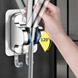 Leyloş Kendiliğinden Güçlü Yapışkanlı Askılı Duş Başlık Tutucu