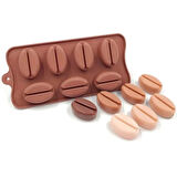 Kahve Çekirdeği Şekilli Silikon Kalıp