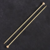 Leyloş Premium 3,5mm 25cm Bambu Örgü Şişi - 5007025-