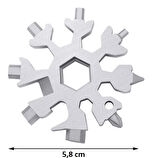 Kar Tanesi Çok Amaçlı Anahtarlık Açacak