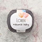 Leyloş Natural Baby Gri El Örgü İpi - R082 - 33946