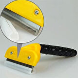 Leyloş Fubminator Kedi Köpek Tüy Toplama Tarağı  Kaşıma Aparatı 4,5 Cm