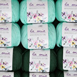 Leyloş Mercerized Cotton Zümrüt Seti