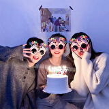 Happy Birthday Yazılı Pembe Fuşya Parti Gözlüğü