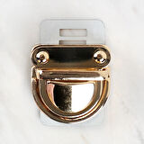 Leyloş Metal Çanta Kilidi Sarı