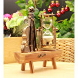 Dekoratif Keman Tasarımlı Kum Saati