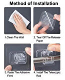 Yaylı Boru Ve Kablo Düzenleyici Halka Kendinden Yapışkanlı 2 Li