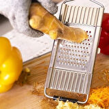 Leyloş Ayarlanabilir 3 Farklı Başlıklı Tutmalı Sebze Dilimleyici Peynir Rendeleyici Aparat