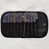 Leyloş Çantalı Tığ Ve Örgü Aksesuarları Seti