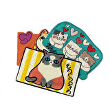 Sevimli Hayvan Tasarımlı Kapı Paspası