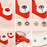 Leyloş Plastik Çıt Çıt Pensi–kıyafet, Bebek Önlüğü, Gömlek Ve Tekstil Ürünleri İçin Çıtçıt Takma Aleti