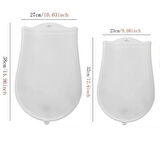 Leyloş Orta Hamur Torbası Silikon Şeffaf Hamur Yoğurma Torbası Ekmek Makarna Mantı  Hamuru Kolay Yo