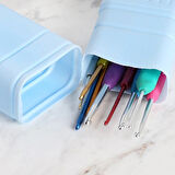 Leyloş 20 Cm Mavi Tığ Kutusu