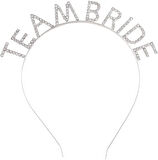 Gümüş Kaplama Kristal Taşlı Team Bride Taç