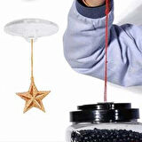 Leyloş 20 Adet Şeffaf Yuvarlak 3 Cm Çaplı Güçlü Disk Yapışkanlar