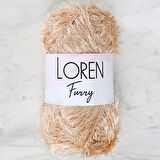 Leyloş Furry Bej El Örgü İpi - Rf100