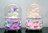Unicorn İçi Dönmeli Püskürtmeli Işıklı Müzikli Kar Küresi Büyük Boy