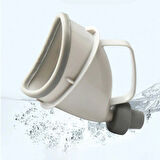 Leyloş Unisex Taşınabilir Hijjenik Seyahat Tuvalet Aparatı Seyahat Tuvalet Hunisi