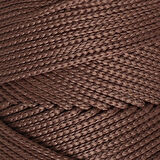 Leyloş Polyester Soft Macrame Kahverengi El Örgü İpi - Lm032 - 34438