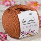 Leyloş Mercerized Cotton Açık Kahverengi El Örgü İpi - 211 - 33580