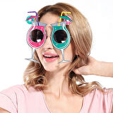 Kokteyl Temalı Hawaii Yaz Partisi Gözlüğü