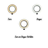 Leyloş 8inç 20cm Youtube Instagram Tiktok Selfie  Stüdyo Video Fotoğraf Ring Light  Tripod Led Halk