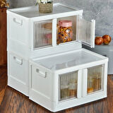 Leyloş Tek Katlı (1 Ünite) Üst Üste Eklenebilir Demonte Mutfak Ve Banyo Düzenleyici Raf-beyaz