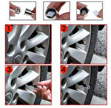 Işıklı Bisiklet Araba Sibop Kapağı 2 Adet