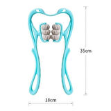 Leyloş Çok Fonksiyonlu Manuel Altı Tekerlekli Boyun Masaj Aleti