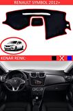 Skoda Rapid 2012+ İçin Uygun Torpido Koruma Halısı Siyah Kenar Renk Kırmızı