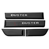 S-Dizayn Dacia Duster 2 Kapı Koruma Seti (Mat Krom) Yazılı 4 Prç 2018-2023 A+ Kalite