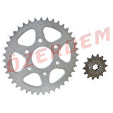 Bajaj Bajaj Pulsar Ns 200 Ön-Arka Dişli Set 520-40T 14T İth