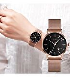 Skmei Kadın Kol Saati Rose Gold Bayan Kol Saati Moda Şık Tasarım