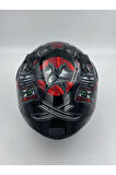 SHİRO - KATANA SAMURAI FULL FACE GÖZLÜKLÜ MOTOSİKLET KASKI  S