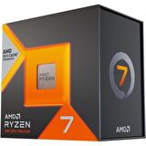 AMD RYZEN 7 7800X3D 8 Core, 4,20-5.00GHz, 104Mb Cache, 120W,  AM5 Soket, BOX (Kutulu) (Grafik Kart YOK, Fan YOK)