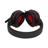  FHP-G1414B Stereo USB+3.5mm Jack Led Aydınlatma Siyah/Kırmızı Gaming Mikrofonlu Kulaklık