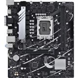ASUS PRIME B760M-R D4, 2xDDR4, 2x M.2, HDMI, 12-13-14.Nesil, LGA1700 Soket, Anakart